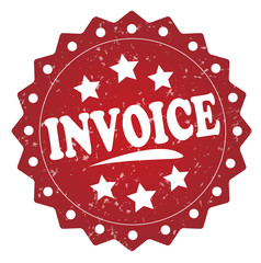invoice grunge stamp