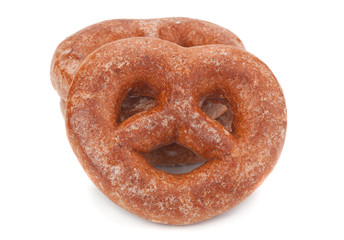 Bavarian gingerbread brewed in glaze sugar
