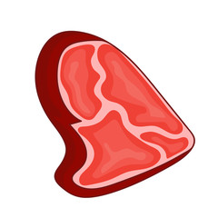 meat steak isolated illustration