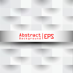 Obraz premium Soft white square pattern wallpaper, website or cover background