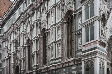Obraz premium Sideview of the Florence Cathedral.