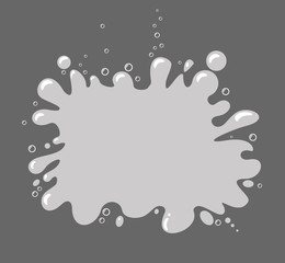Water splash. Vector illustration.