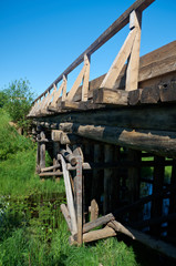 Fototapeta premium Wooden bridge