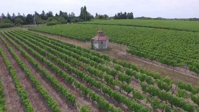 Loire kasteel vanuit de lucht