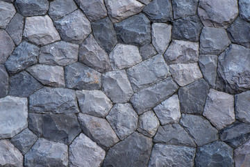 Limestone wall background and pattern
