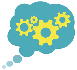 Philactère bulle engrenages 8