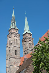 Fototapeta na wymiar Sebaldkirche in Nürnberg