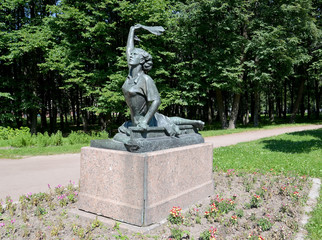 ST. PETERSBURG, RUSSIA. A monument "Raimonda Dye