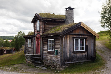 Fototapeta na wymiar Roros, UNESCO historic site, Norway