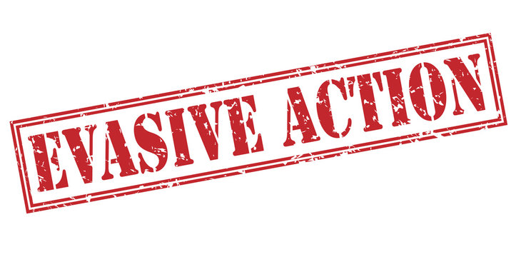 evasive action stamp