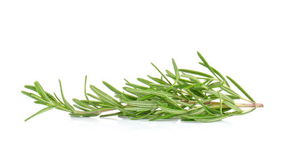 Obraz premium Rosemary on white background.