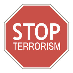 Sign stop terrorism