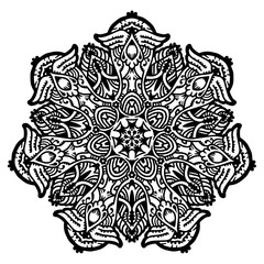 Mandala. Vintage decorative elements. Oriental pattern, vector illustration. Islam, Arabic, Indian, turkish, pakistan, chinese, ottoman motifs