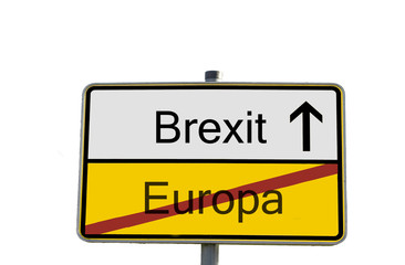 Brexit Europe Schild