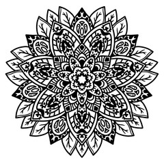 Mandala. Vintage decorative elements. Oriental pattern, vector illustration. Islam, Arabic, Indian, turkish, pakistan, chinese, ottoman motifs