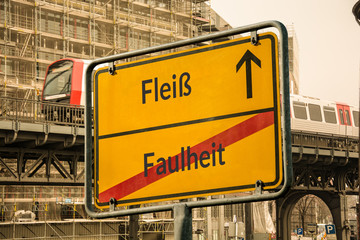 Schild 113 - Fleiss