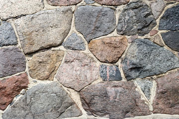 Natural stone block wall background. Abstract pattern.