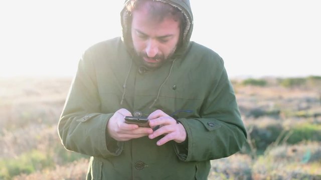 Using smart phone