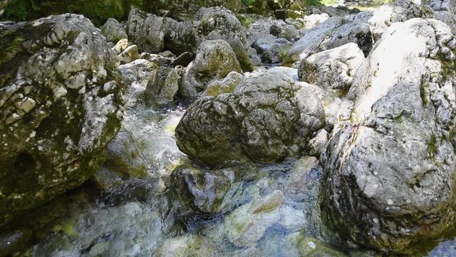 Stream over rocks