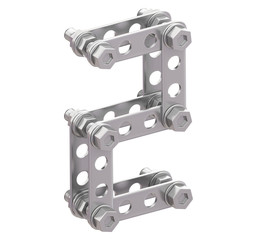 Metallic constructor font
