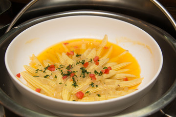 baby corn and butter sauce