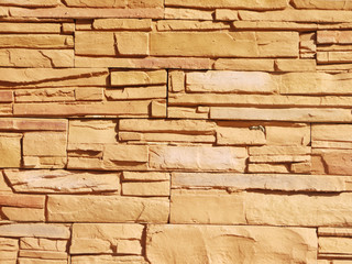 Obraz premium sand stone wall texture and ackground of decorate