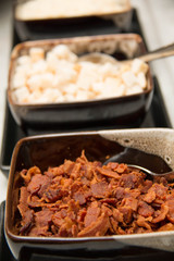  crispy breakfast bacon in cup