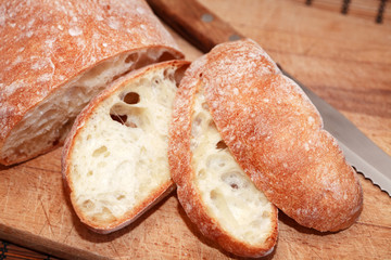 Sliced Bread And Knife