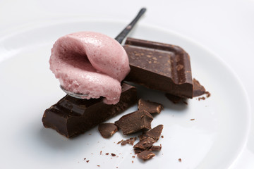 Strawberry ice cream