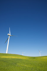 Fototapeta premium Wind energy concept