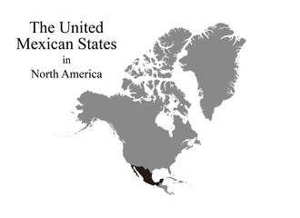 メキシコと北アメリカ大陸