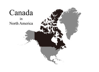 カナダと北アメリカ大陸
