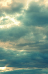 Beautiful dramatic sky