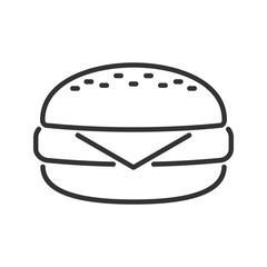 Hamburger line style icon