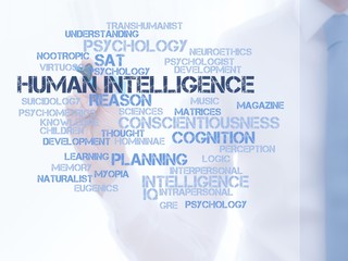 Human intelligence - obrazy, fototapety, plakaty