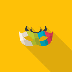 Abstract party mask flat design. Vector illustration.