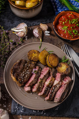 Rib eye steak