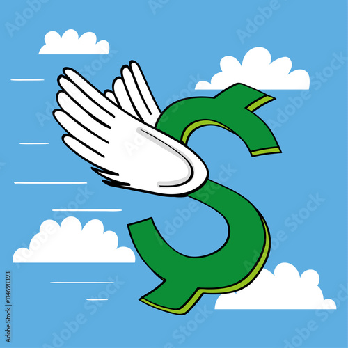 clipart flying money - photo #49