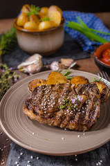 Rib eye steak