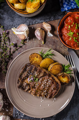 Rib eye steak