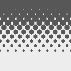 Background from hexagons of different shapes.