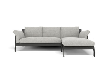 Isolate Big Sofa with shadow on white background