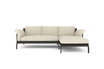 Isolate Big Sofa with shadow on white background