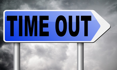 Obraz premium time out