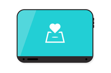 Tablet vector illustration