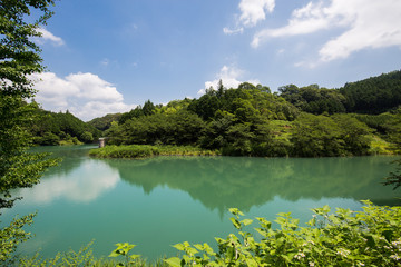 愛媛県西予市　深山ダム