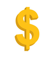 Money and financial item concept represented by sign icon. isolated and flat illustration 