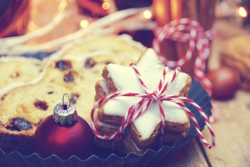 Grußkarte - Weihnachtsbäckerei - kleine Naschereien zu Weihnachten