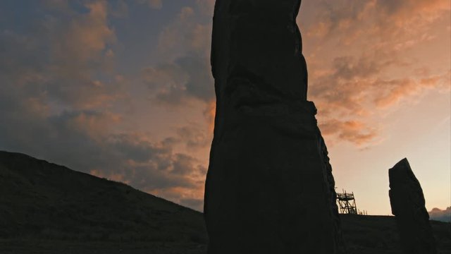 Megaliths at dawn