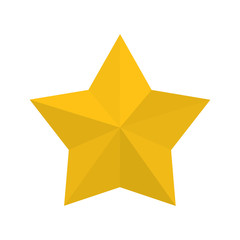 Merry Christmas concept represented by decoration star  icon. isolated and flat illustration 